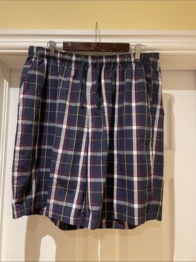 David Archy Plaid Lounge Bermuda XXL Scandi Normcore Cotton Blend